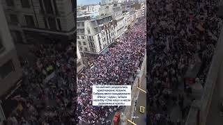 Многотысячный митинг с христианскими лозунгами прошел в Лондоне