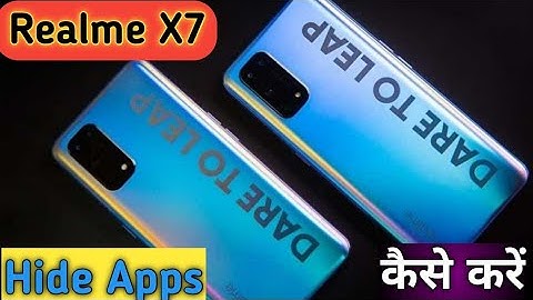 How To Hide App in Realme X7,How To Apps Hide in Realme X7, Realme X7 Main Apps Hide Keise Kare,