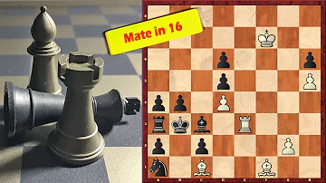 Forced Mate In 16 Moves!