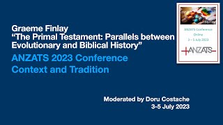 Graeme Finlay: “The Primal Testament: Parallels between Evolutionary and Biblical History”