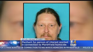 Marshfield Police Search For Man Wanted For Murder Of Wife