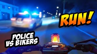 BIKERS VS COPS - Motorcycle Police Chase Compilation #251