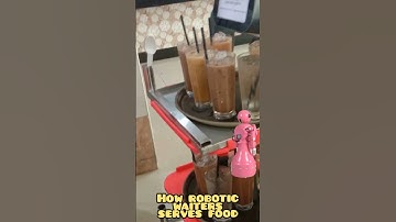 How robotic waiters serves food #robot #robotwaiters #shorts