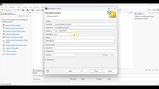 Create Maven Project in Eclipse IDE
