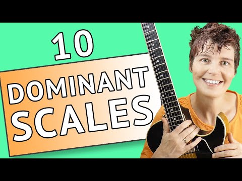 10 Dominant Scales Over G7 amp LICKS