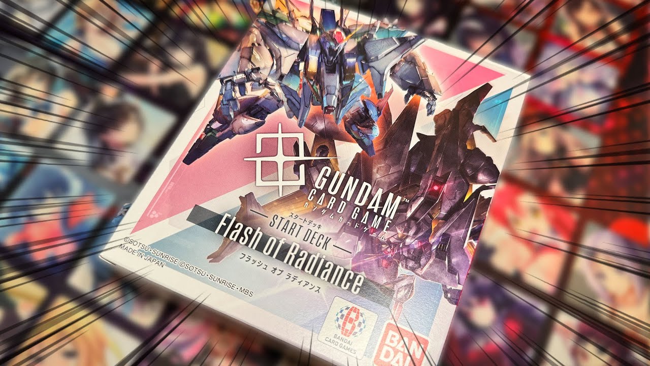 Hathaway FLASHES onto the Battlefield with ST08! (Gundam Card Game Flash of Radiance Unboxing)