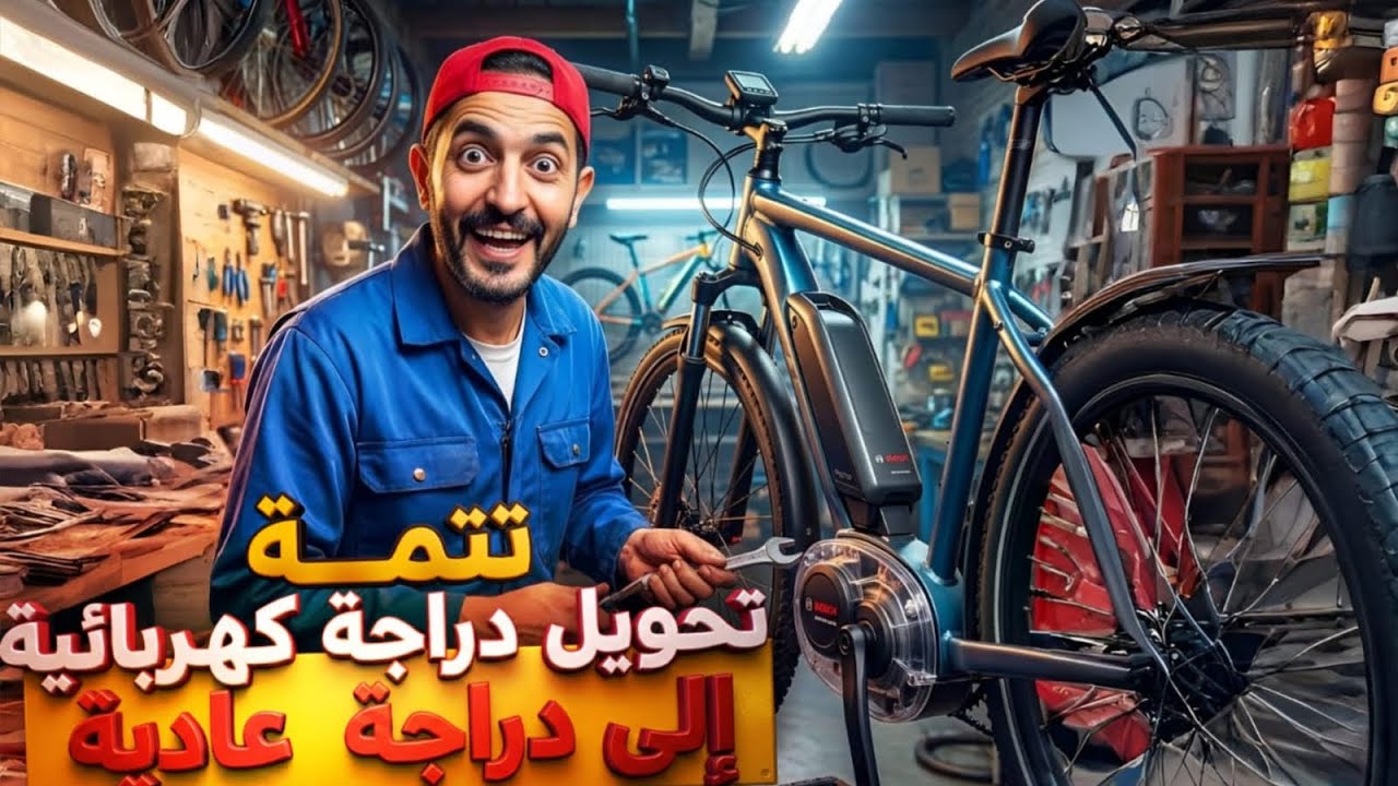 تحويل دراجة كهربائية إلى دراجة عادية | تجربة حقيقية 🚲