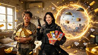 Man's bedroom leads to an apocalypse world. He trades noodles for gold and gets rich overnight.
