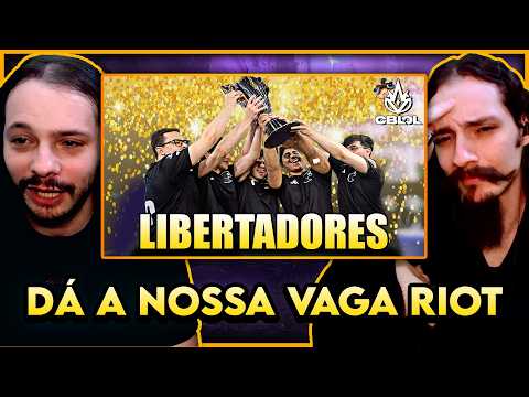 O DIA QUE A FÚRIA RECUPEROU A HONRA DO BRASIL - LIBERTADORES DO LOL | Bronziocre |  Rick e Re React