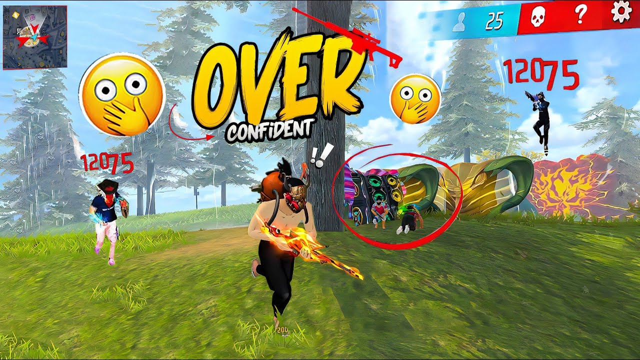 I Rocked Everyone Shocked 😲 Op 1 Vs 4 Gameplay 🤯 Free Fire - YouTube