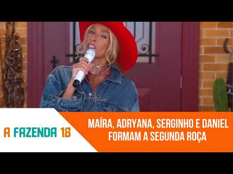 Maíra, Adryana, Serginho, and Daniel make up the season's second Elimination Round | 'A Fazenda 18'