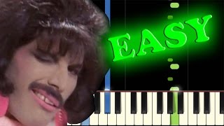 QUEEN - I WANT TO BREAK FREE - Easy Piano Tutorial chords