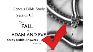 Genesis A Catholic Bible Study - Session 03 - Study Guide Answers