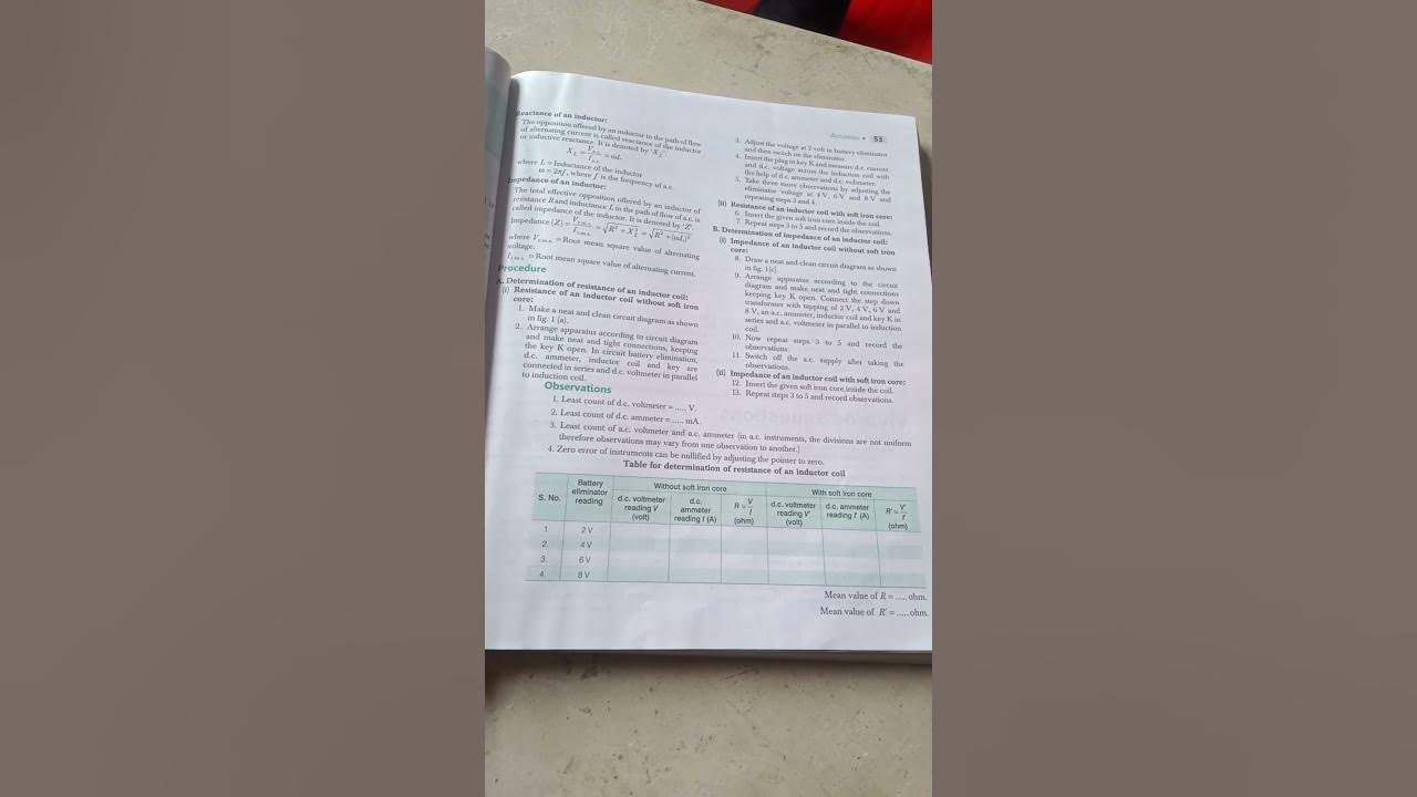 To measure the resistance and impedance of an inductor with or without