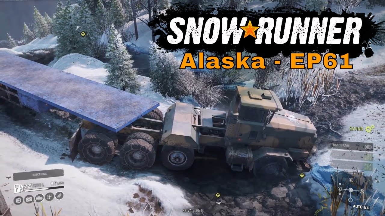 Spin Tires снег. Аляска в Сноу раннер грузовик. Сноу раннер аляска