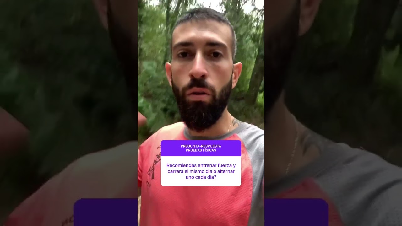 🤔Entrenar CARRERA y FUERZA el mismo día 