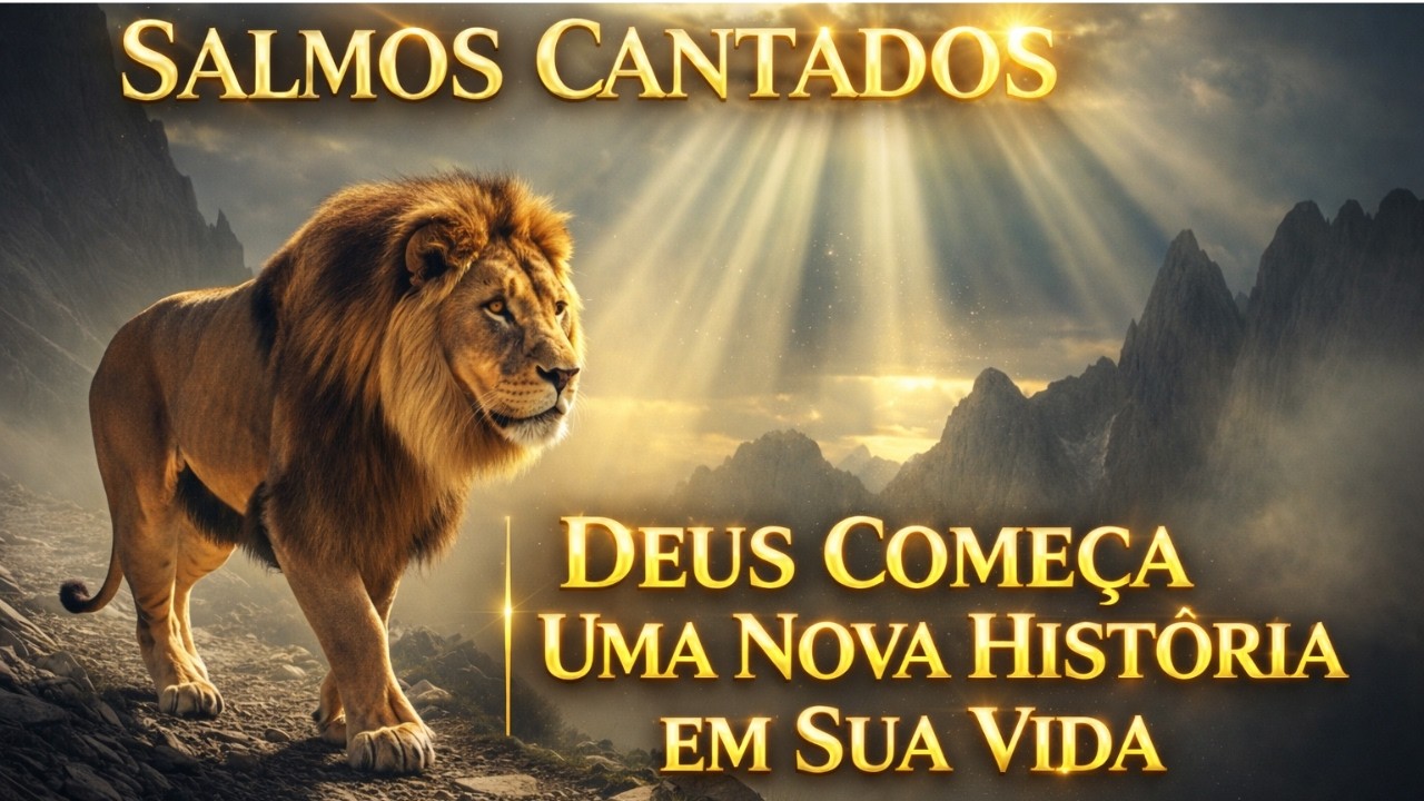 🎶 Salmos Cantados | Deus Começa Uma Nova História em Sua Vida