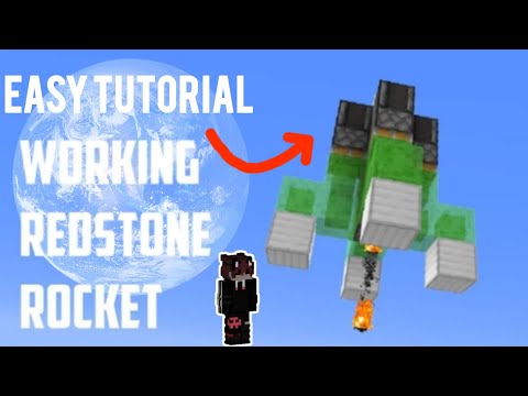 How To Make Rocket In Minecraft [Java/Bedrock/PE] | Easy Tutorial !
