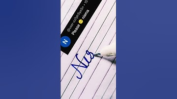 Nisma name writing neatly in cursive#viral #trending #cursive #shorts
