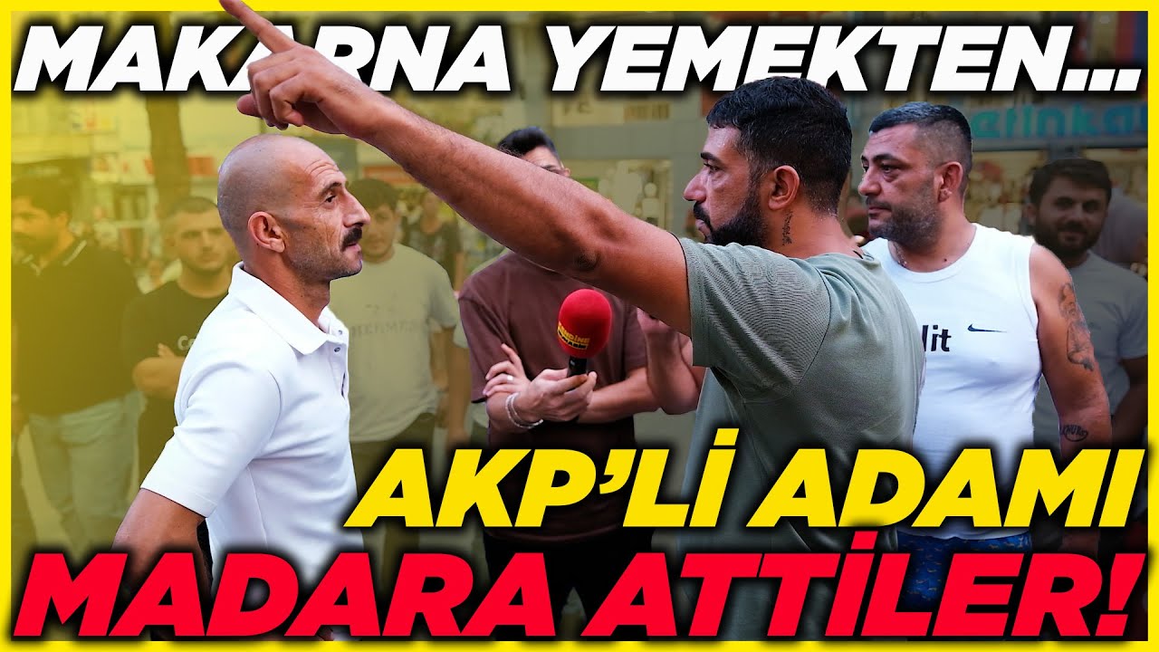 AKP'Lİ ADAMI MADARA ETTİLER! Baştan Sona Kaos... | Sokak Röportajları
