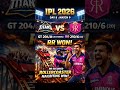 RR 🔥 THRILLER WIN vs GT | Last Over Drama 😱 | IPL 2026 Match 9 Highlights