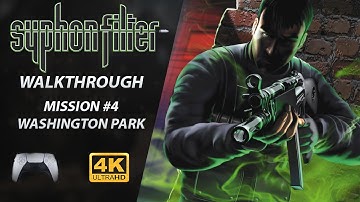 Syphon Filter Gameplay Walkthrough [PS5] Part 3 Mission 4 Washington Park