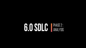 6.0 SDLC Phase 2 Analysis