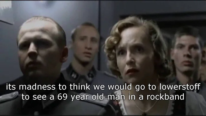 Hitler finds out... its alan simons birthday