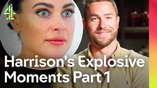 harrisons most chaotic moments, part 1 | married at first sight australia | 4 reality