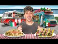 Eating at food trucks from around the world
