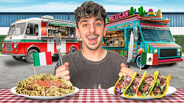 Eating at Food Trucks from Around the World!