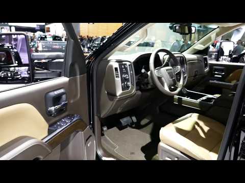 New 2018 GMC Sierra Denali Truck - Interior Tour - 2017 LA Auto Show, Los Angeles CA