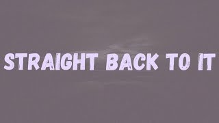 Video thumbnail of "Central Cee - Straight Back To It (Lyrics)"