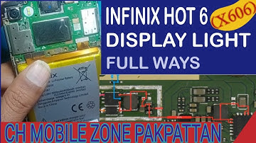 Oplossing voor de achtergrondverlichting van de Infinix x606/OPLOSSING: INFINIX HOT 6 ACHTERGROND...