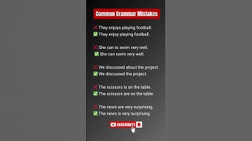Common Grammar Mistakes You Need to Avoid! 🚫✅