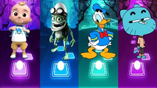 Cocomelon Crazy Frog Donald Duck Gumball. Who Will Win ?