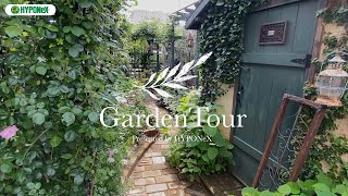 Garden Tour18モルタルデコの作品や壁のモルタル塗りやDIYで作り上げたオンリーワンのお庭