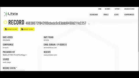 Dark Web ID Scanning Demo
