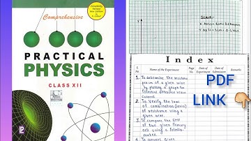 PHYSICS Practical file class 12 with observation in HD (including graphs) PDF LINK 👇in description.