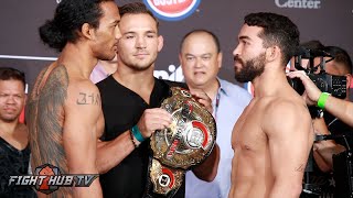Bellator 160- Ben Henderson Vs. Patricio Pitbull Complete Weigh In Face Off Video