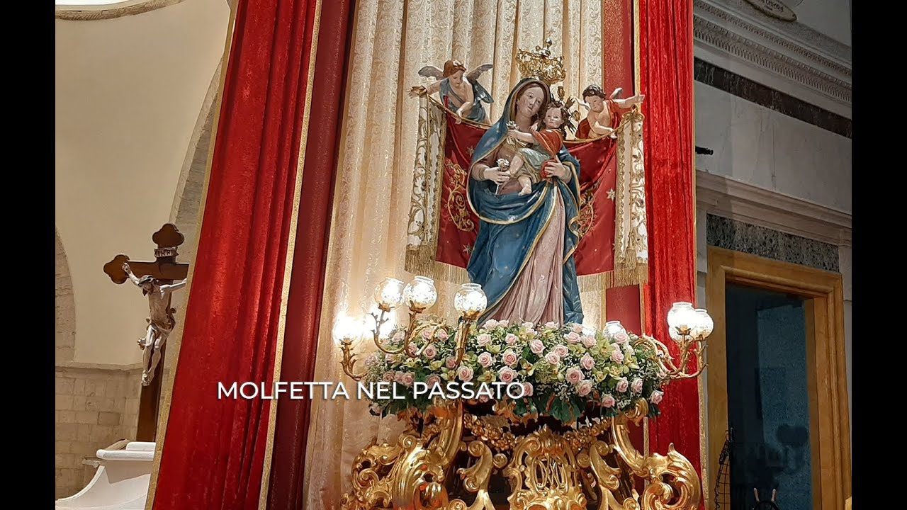 Intronizzazione Maria SS. dei Martiri, Molfetta 14-08-2020.