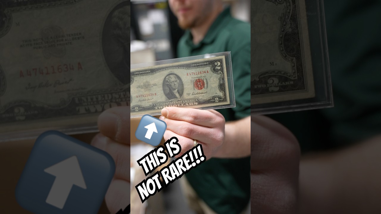 $2 BILLS ARE NOT RARE?!🤔😳 #currency #uscurrency #money