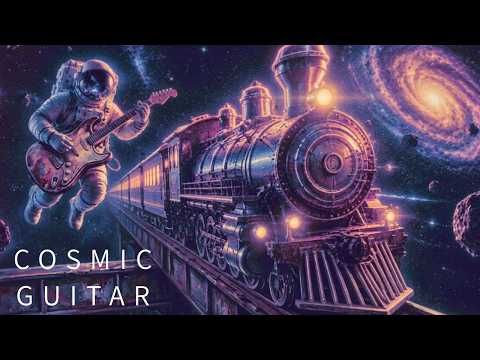 Cosmic Rock Guitar Instrumental | Dark Ambient , Space Synthwave , Ambient 5hour mix