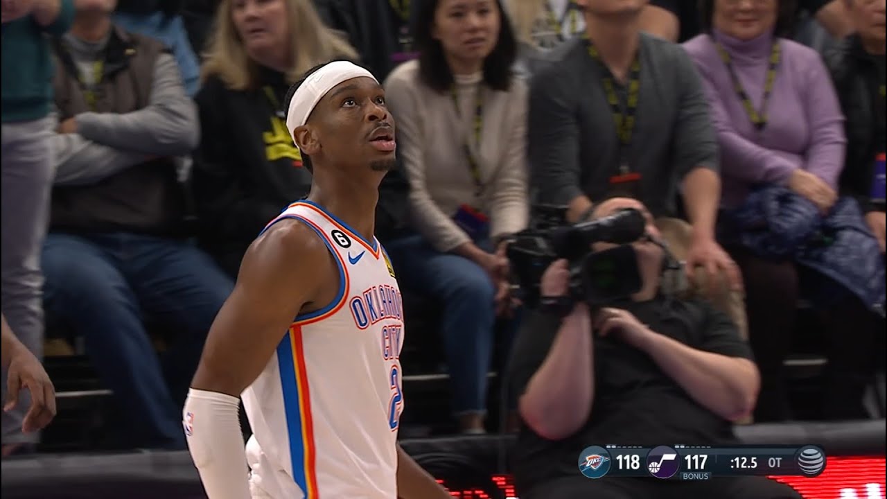 WILD GAME! Oklahoma City Thunder vs Utah Jazz Final Minutes ! 2022-23 NBA Season