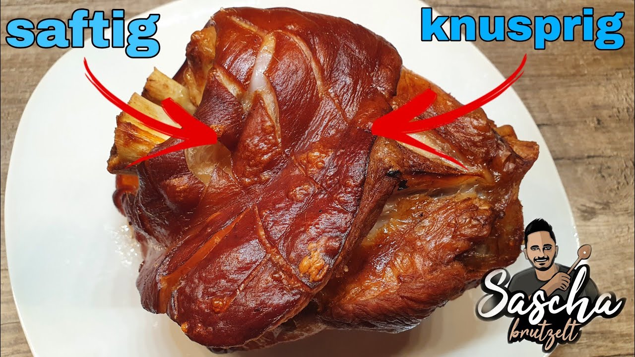 Schweinshaxe, saftig und knusprig (feat. Pascal) | Sascha brutzelt ...