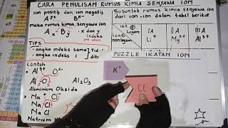 Ionic Bonding: An easy way to construct chemical formulas for ionic compounds || Cool Puzzle Chem...