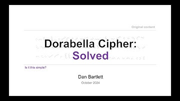 Dorabella Cipher: Solved