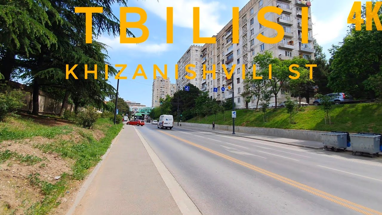 【4K】Walking in Georgia, Tbilisi / Gldani , Khizanishvili St / Part 1 /