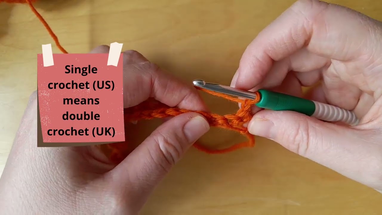 Single crochet (UK double) YouTube