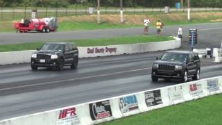 Jeep SRT-8 Vortech vs. SRT 426 Vortech  1/4 mile @ Cecil